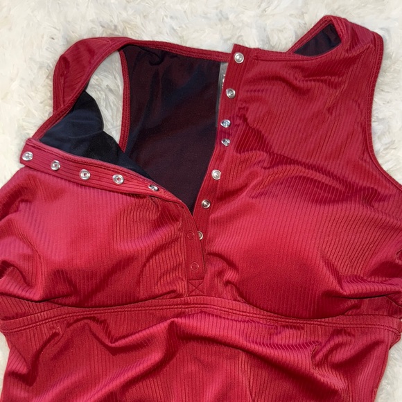 Torrid Red and Black Bodysuit - Picture 5 of 6